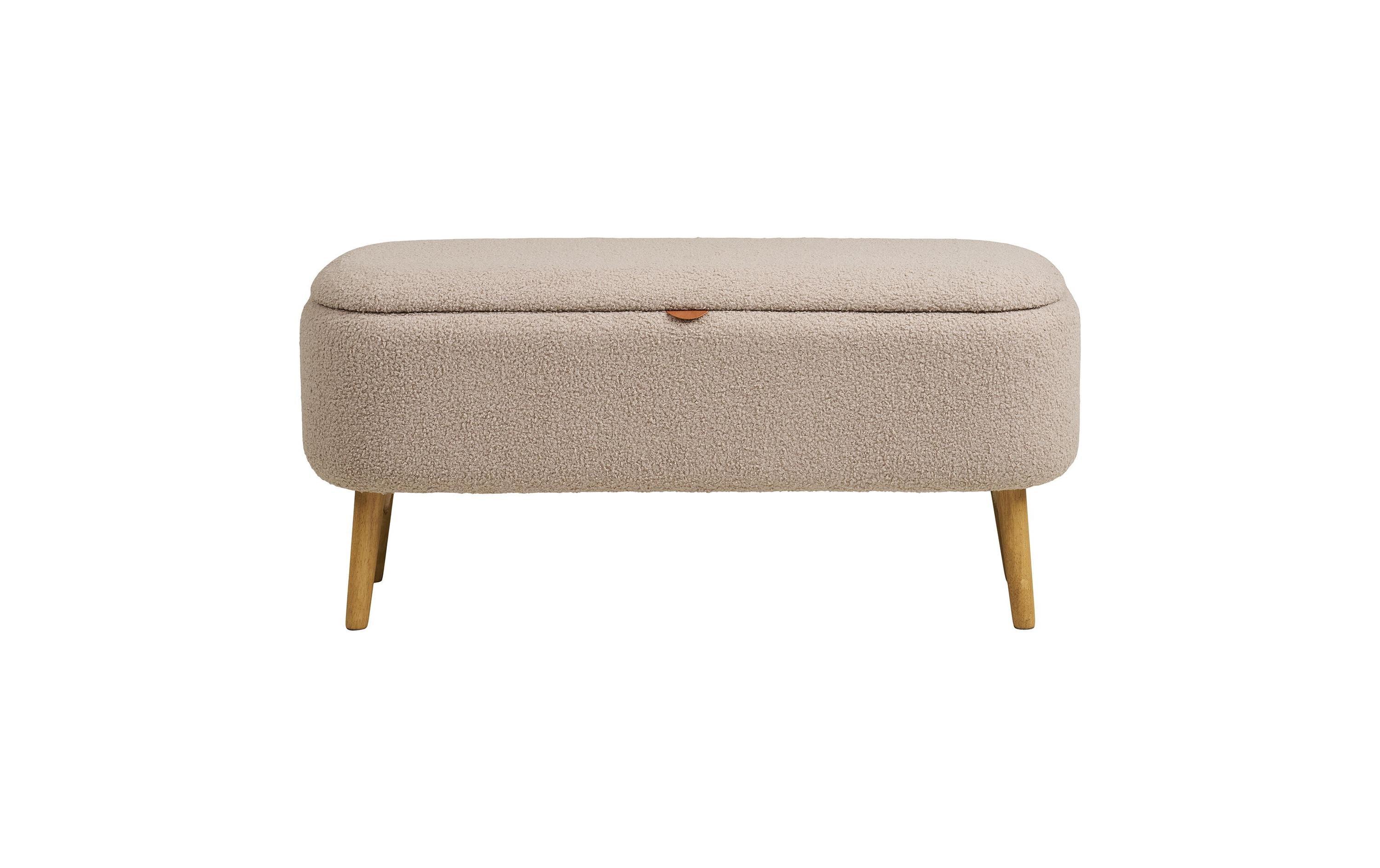 House Nordic Sitzbank Harlow 37 x 95 x 45 cm, Beige