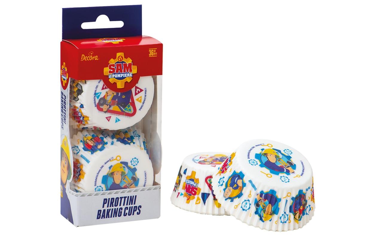 Decora Muffin Backform 36 Stück, Feuerwehrmann Sam Style 2