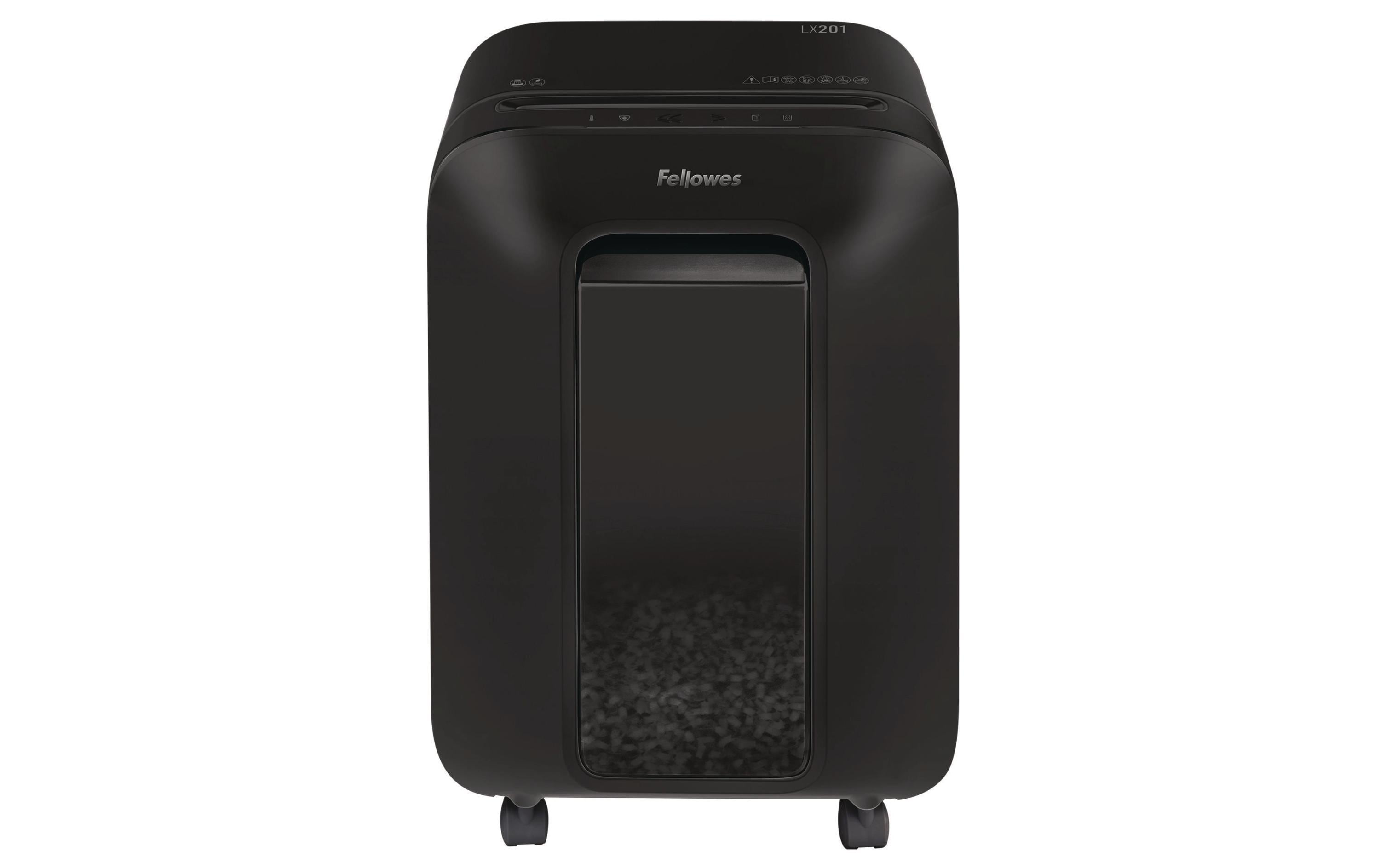 Fellowes Aktenvernichter LX201 P-5, 12 Seiten, Schwarz