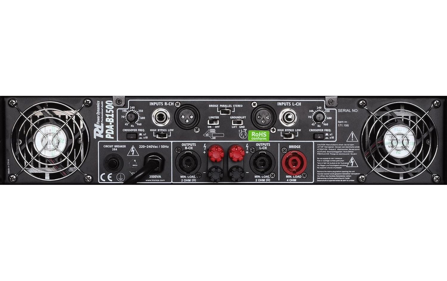 Power Dynamics Endstufe PDA-B1500