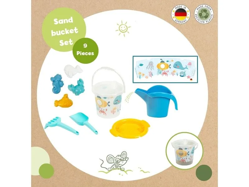 Klein-Toys Sandeimer Set – Wasserwelt 9 Teile Klein-Toys Sandeimer Set – Wasserwelt 9 Teile