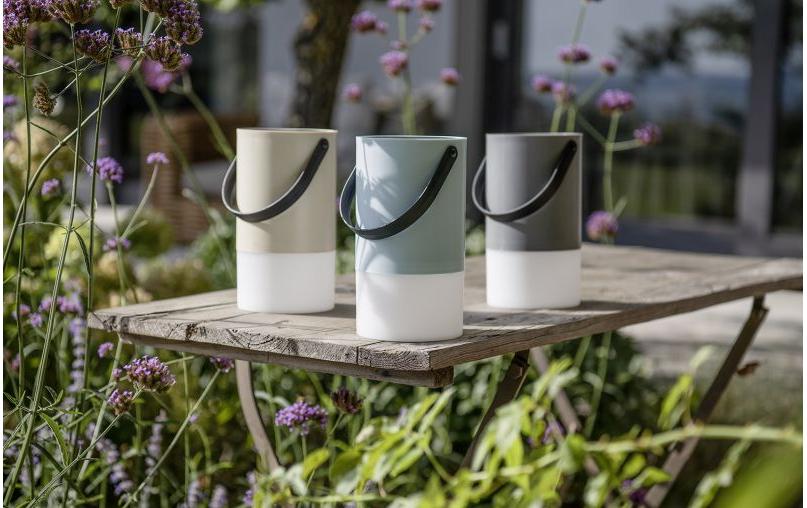 STT Laterne Solar Motion Lamp Blue