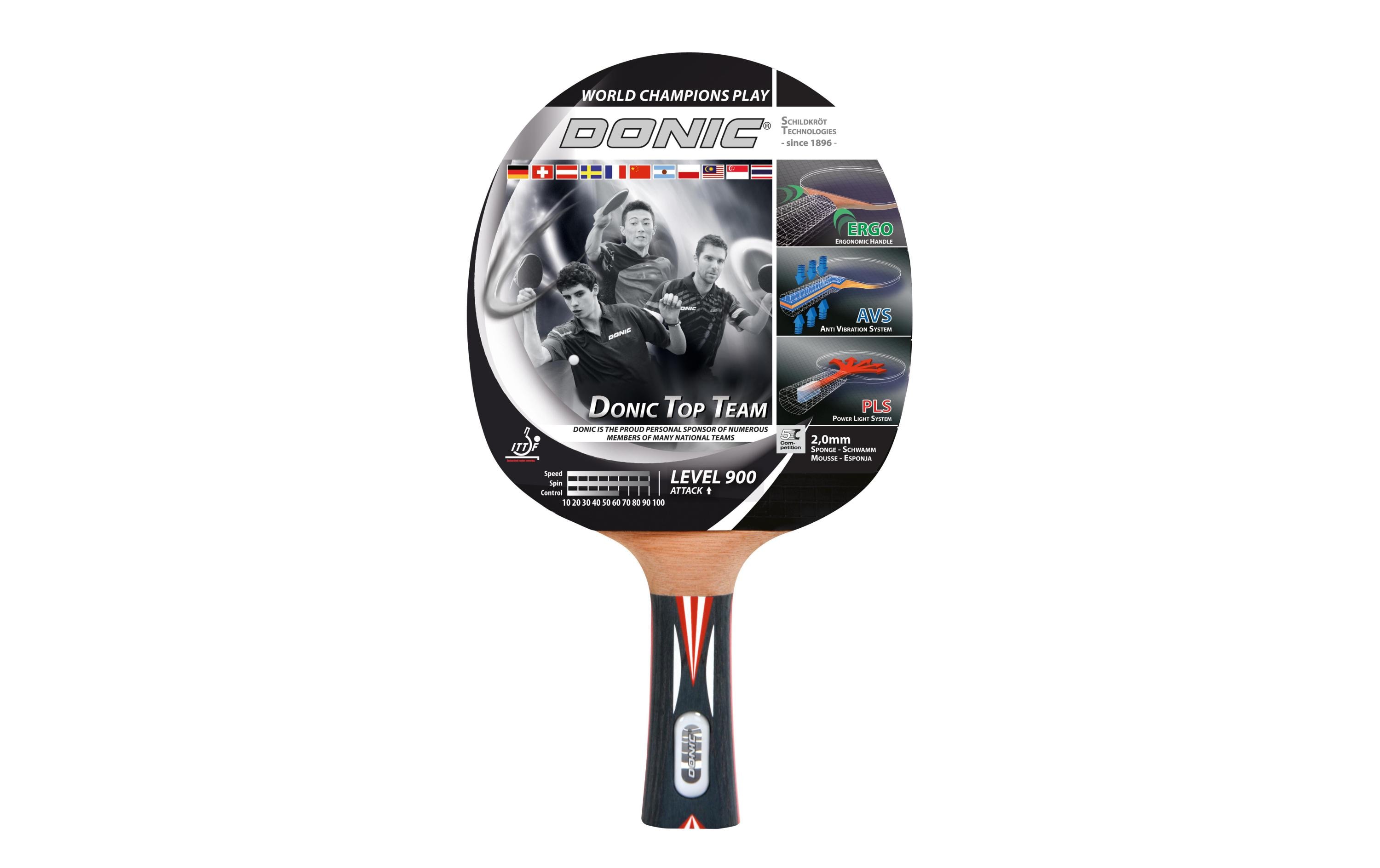 DONIC Schildkröt Tischtennisschläger Top Team 900 DONIC Schildkröt Tischtennisschläger Top Team 900