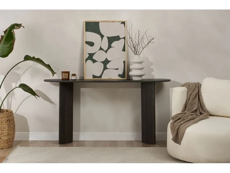 Woody Fashion Sideboard Sira Lumiere Black 150 x 75 cm, Schwarz Woody Fashion Sideboard Sira Lumiere Black 150 x 75 cm, Schwarz