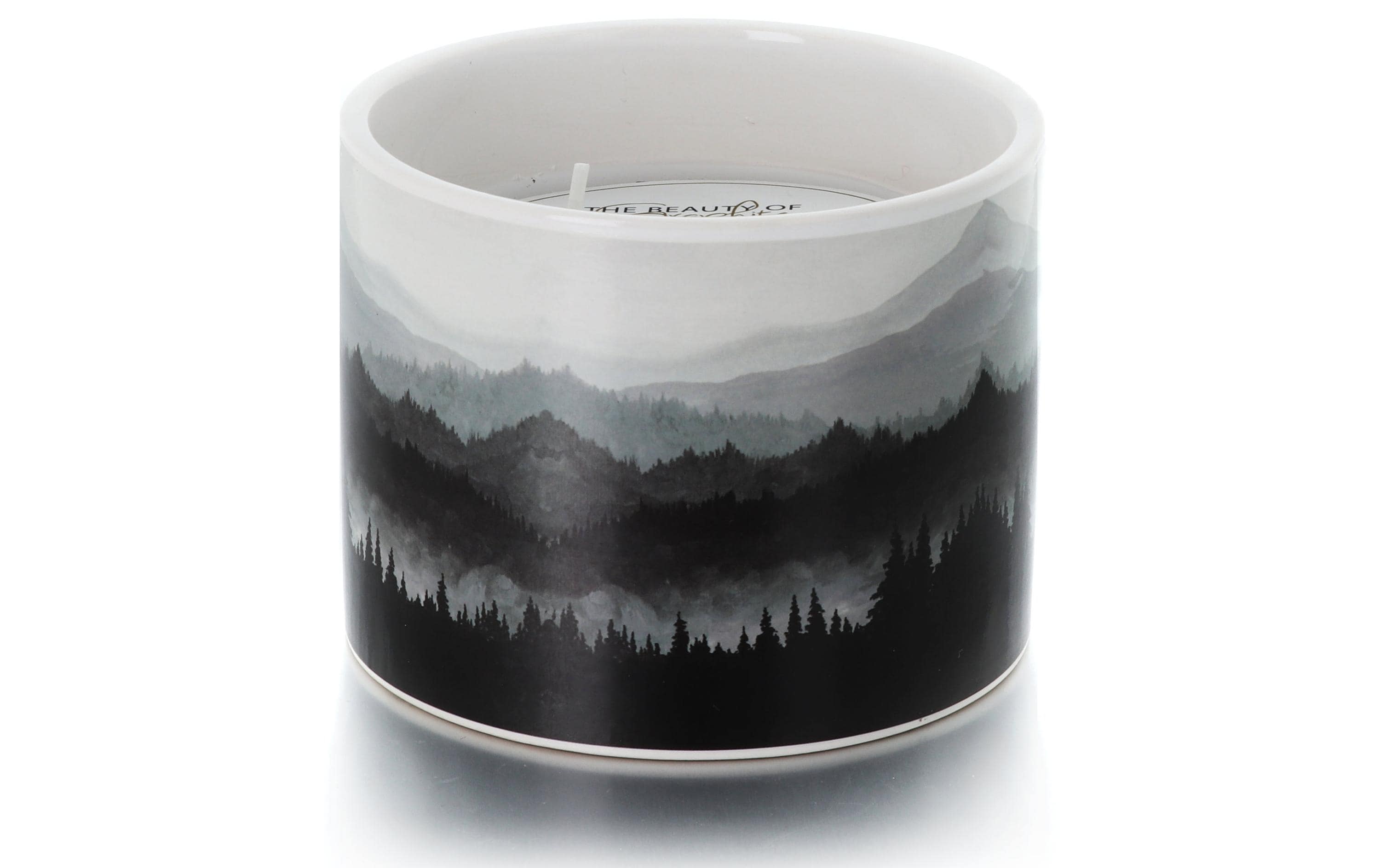 balthasar Kerze Forest 10 x 8 cm, Weiss