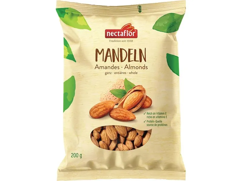 Nectaflor Mandeln ganz 200 g Nectaflor Mandeln ganz 200 g