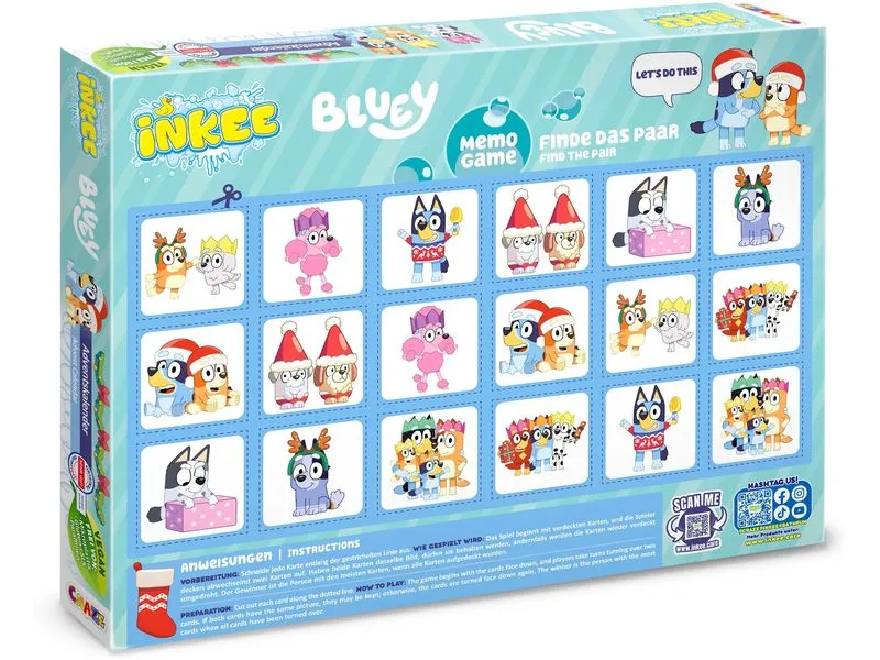 Craze CRAZE Adventskalender Inkee Bluey Spielzeug Craze CRAZE Adventskalender Inkee Bluey Spielzeug