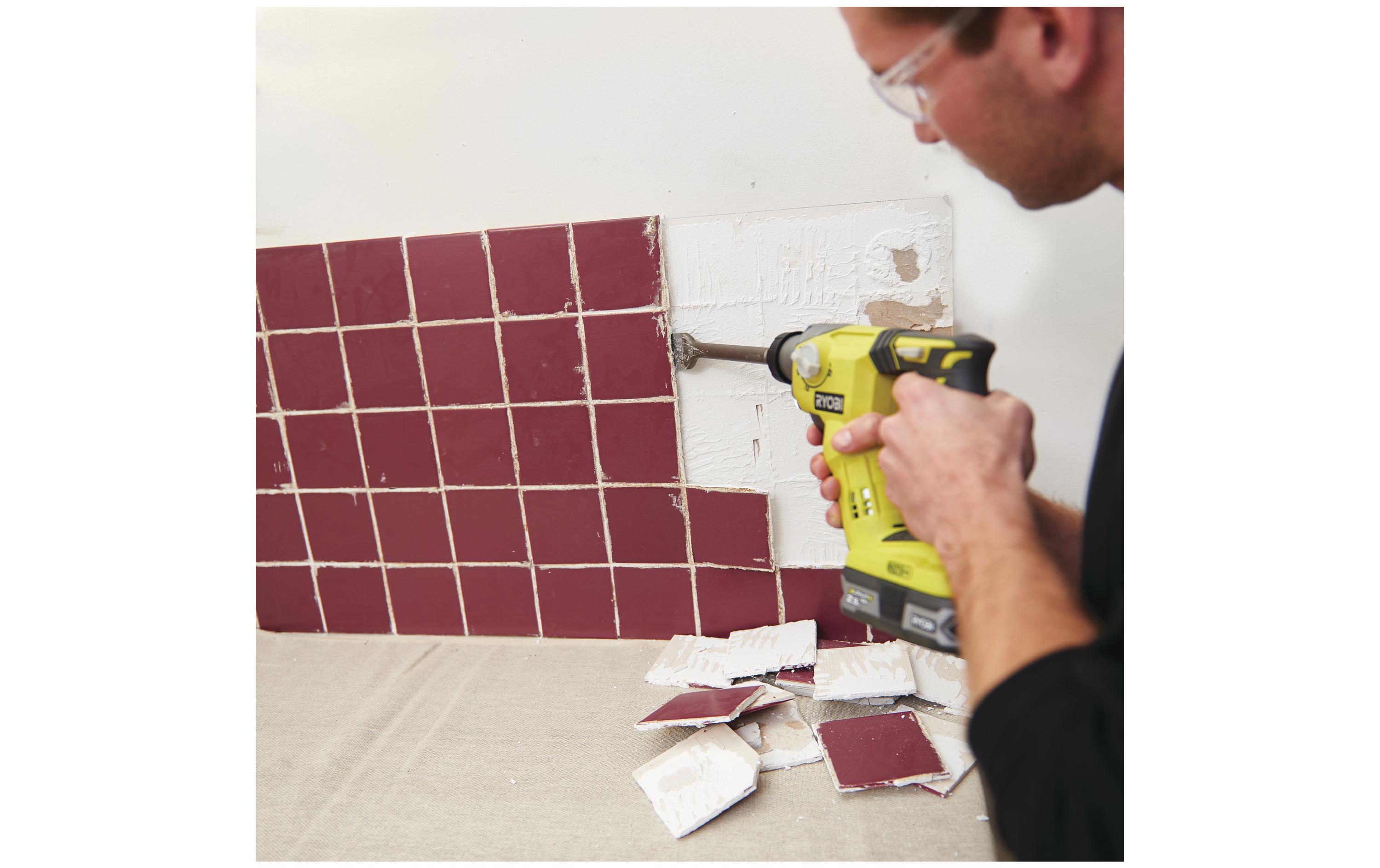 RYOBI Akku-Bohrhammer R18SDS-0, Solo, 18 V, 1.3 Joule