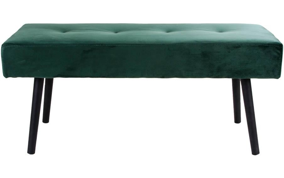House Nordic Sitzbank Skiby 100 x 44 cm, Grün/Schwarz