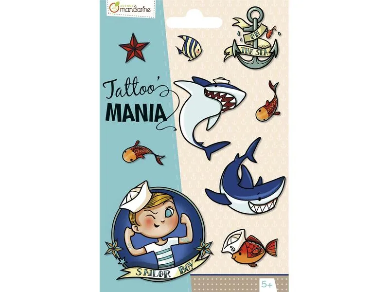 Avenue Mandarine Tattoo Set Tattoo Mania Marine
