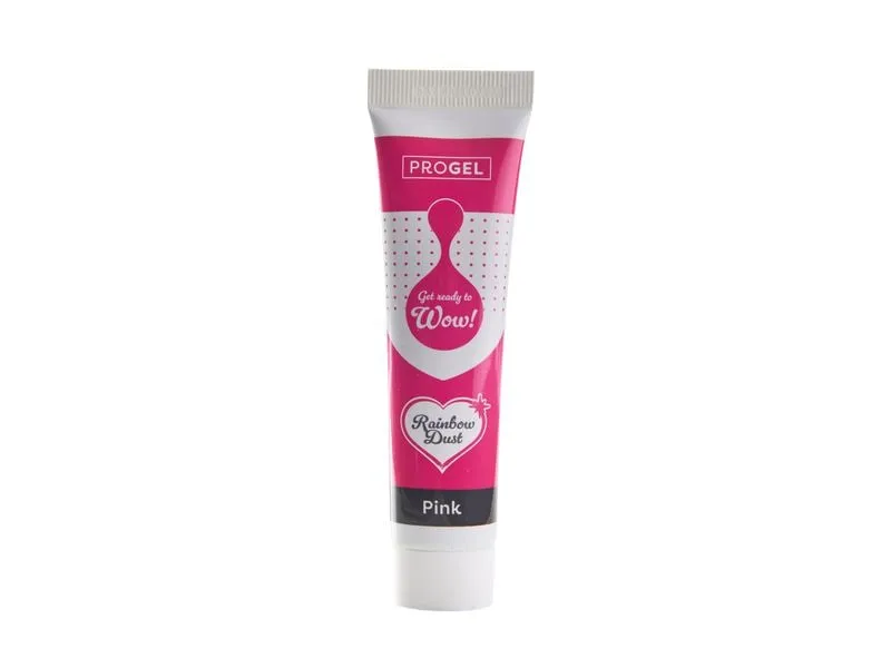 Rainbow Dust Lebensmittelfarben-Gel ProGel Rosa Rainbow Dust Lebensmittelfarben-Gel ProGel Rosa
