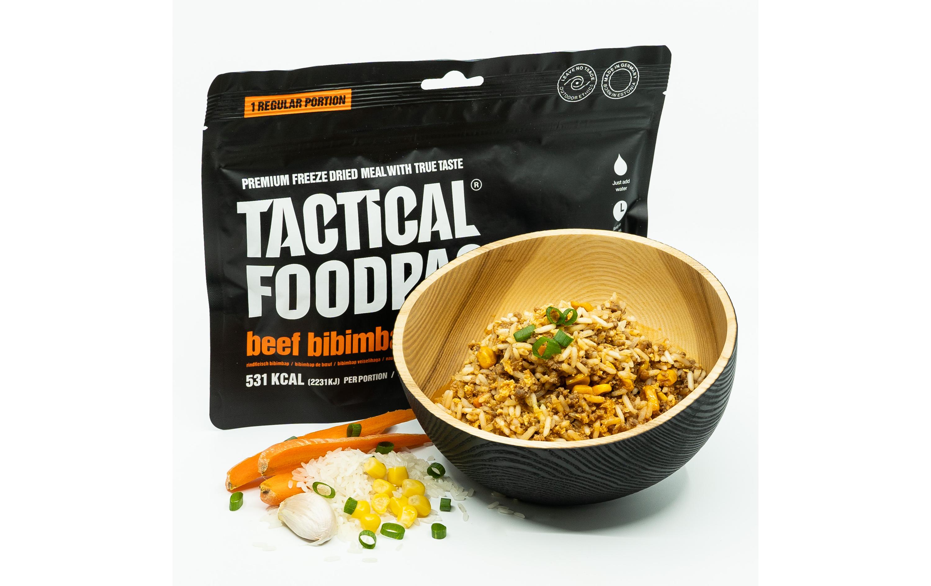 Tactical Foodpack Hauptgericht Rindfleisch Bibimbap
