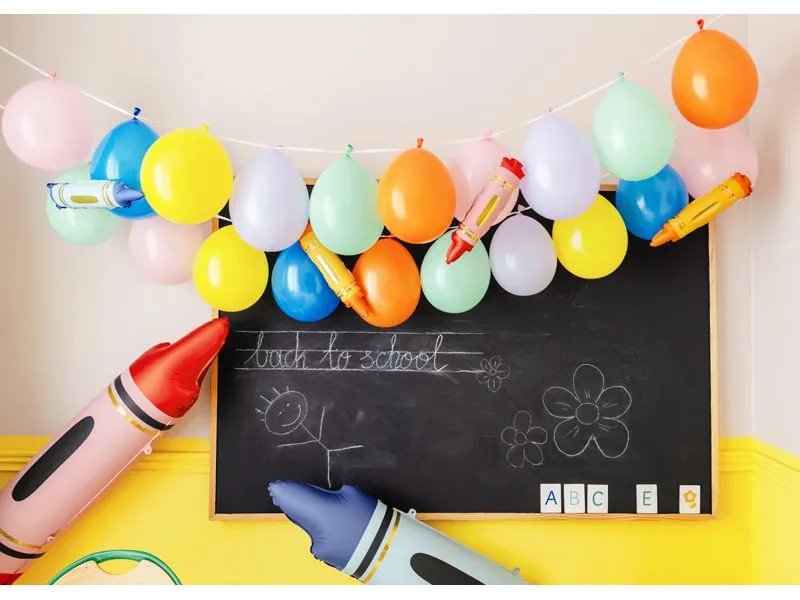 Partydeco Ballon Girlande, 20 Stk + Band Mehrfarbig Partydeco Ballon Girlande, 20 Stk + Band Mehrfarbig