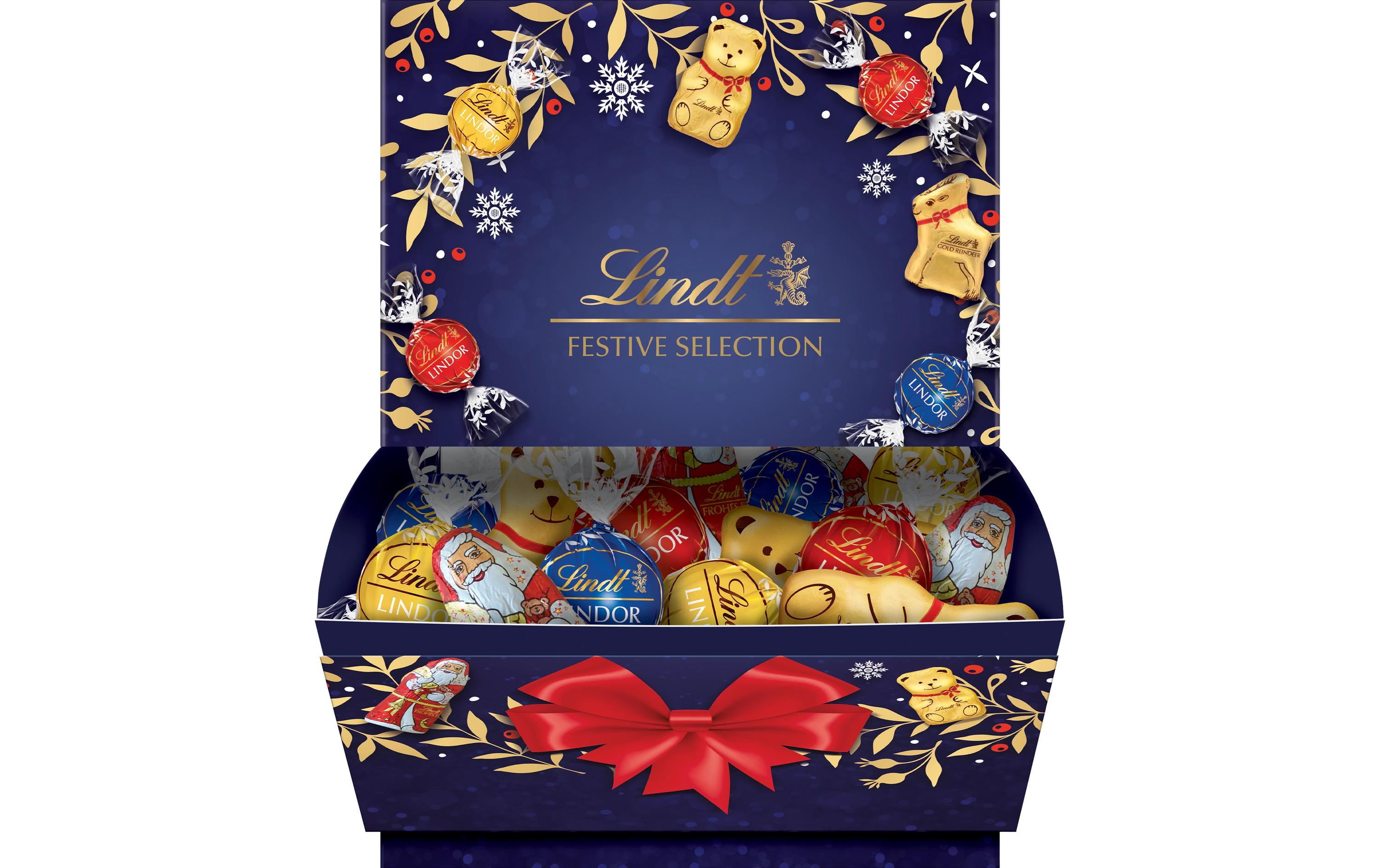 Lindt Schokolade Geschenkbox Weihnachten 690 g