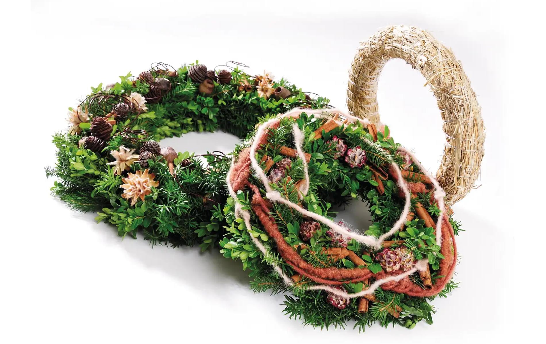 Opiflor Strohkranz 30 x 4 cm, 1 Stück