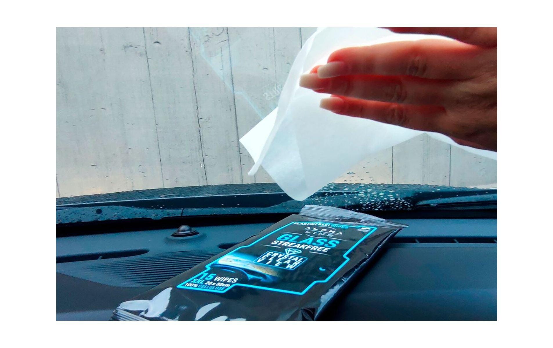 Alpha Line Scheibenreinigungstücher, Pack à 15 Stück 15 Stück