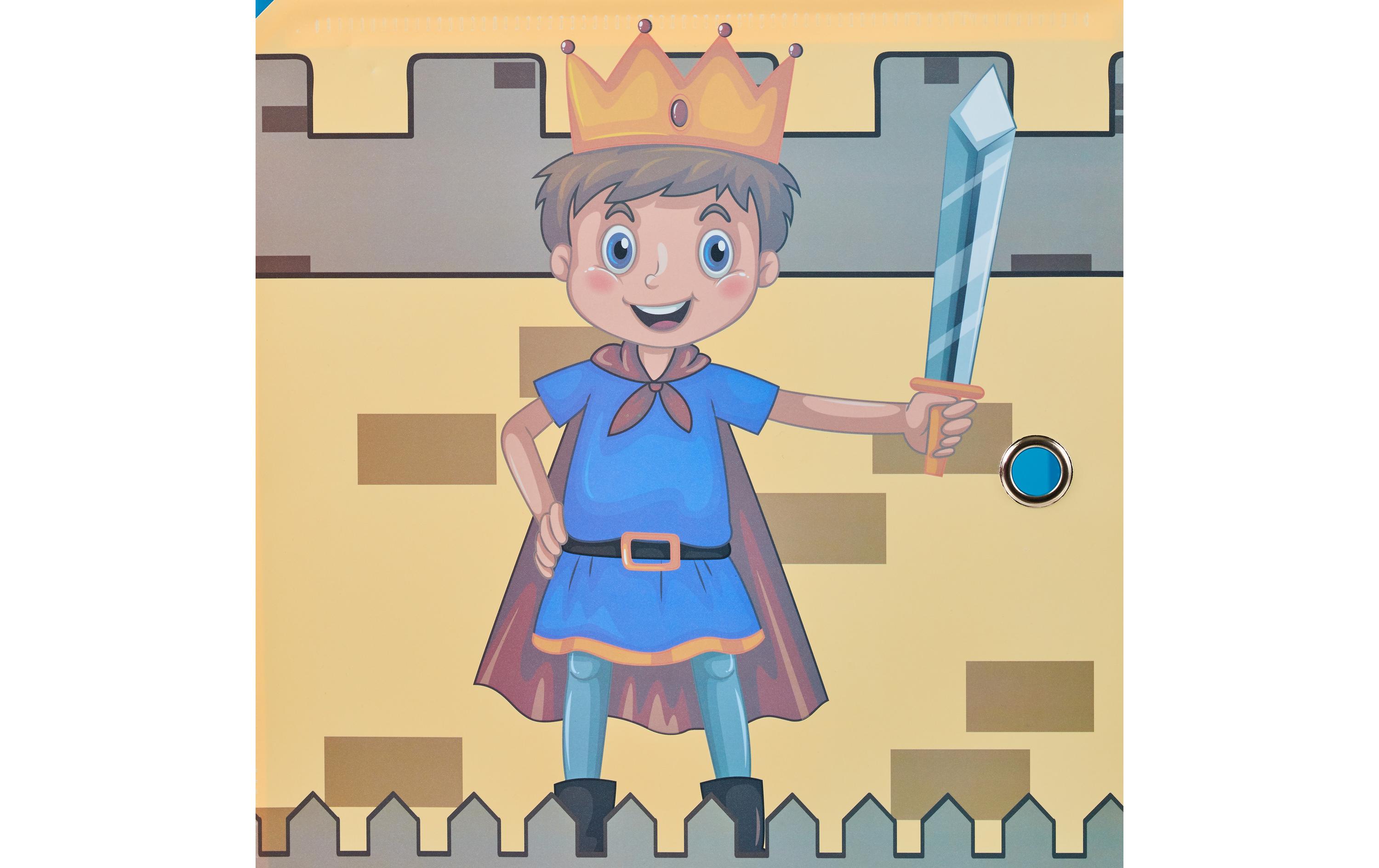 relaxdays Steckregal Kinderzimmer als Ritterburg