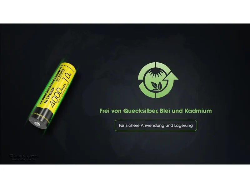 Nitecore Akku NL1840HP 4000 mAh Nitecore Akku NL1840HP 4000 mAh