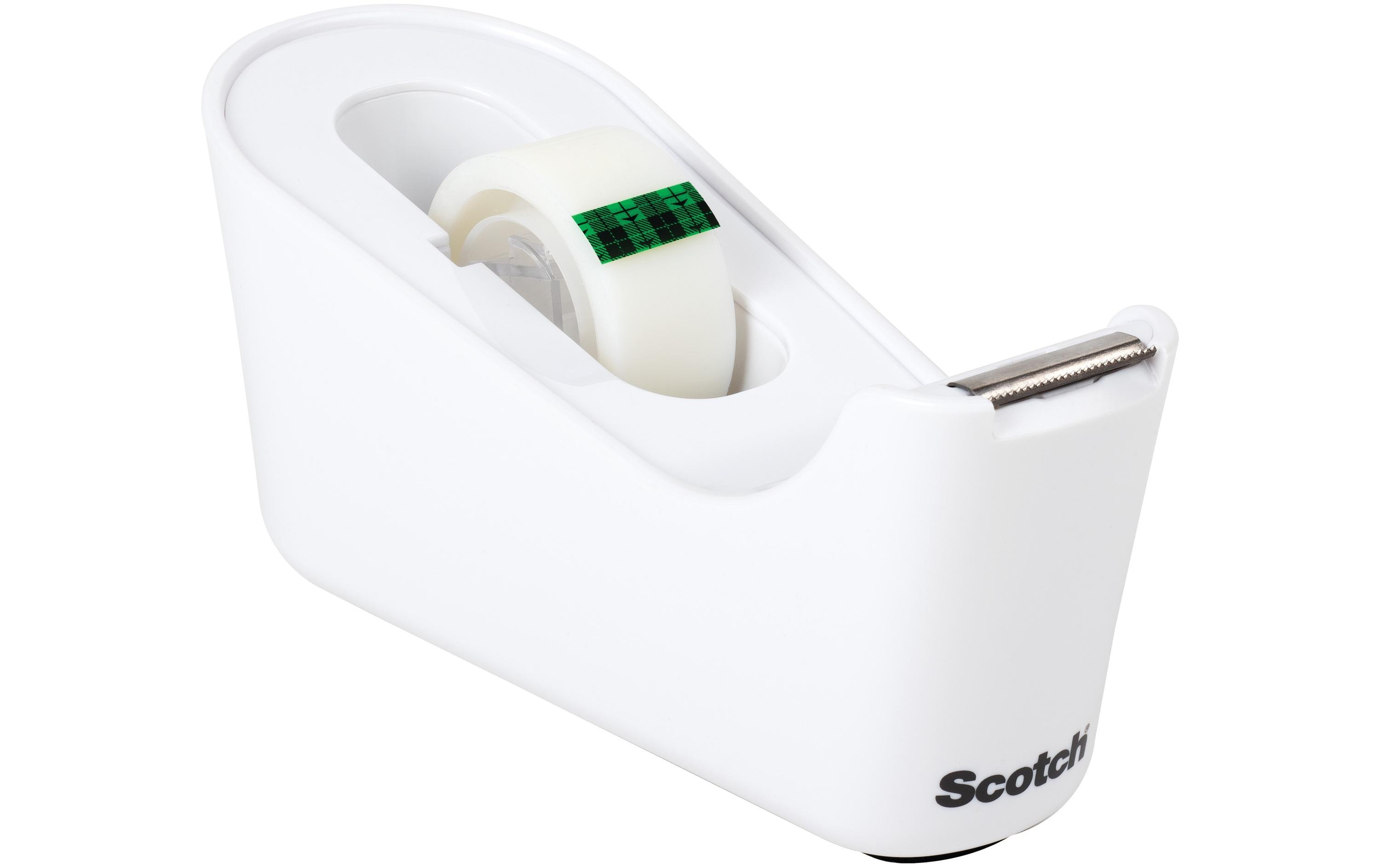 Scotch Tischabroller Weiss, 19 mm x 33 m, 1 Rolle mit Abroller Scotch Tischabroller Weiss, 19 mm x 33 m, 1 Rolle mit Abroller