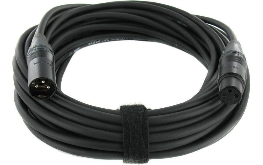 Cordial XLR-Kabel XLRm-XLRf 15 m, Schwarz