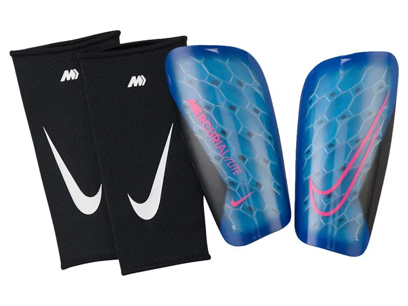 NIKE Schienbeinschoner Mercurial Lite Blau XL