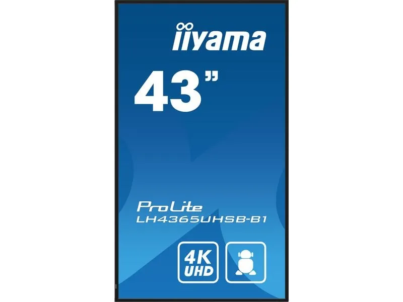 iiyama Public Display LH4365UHSB-B1 42.5 iiyama Public Display LH4365UHSB-B1 42.5