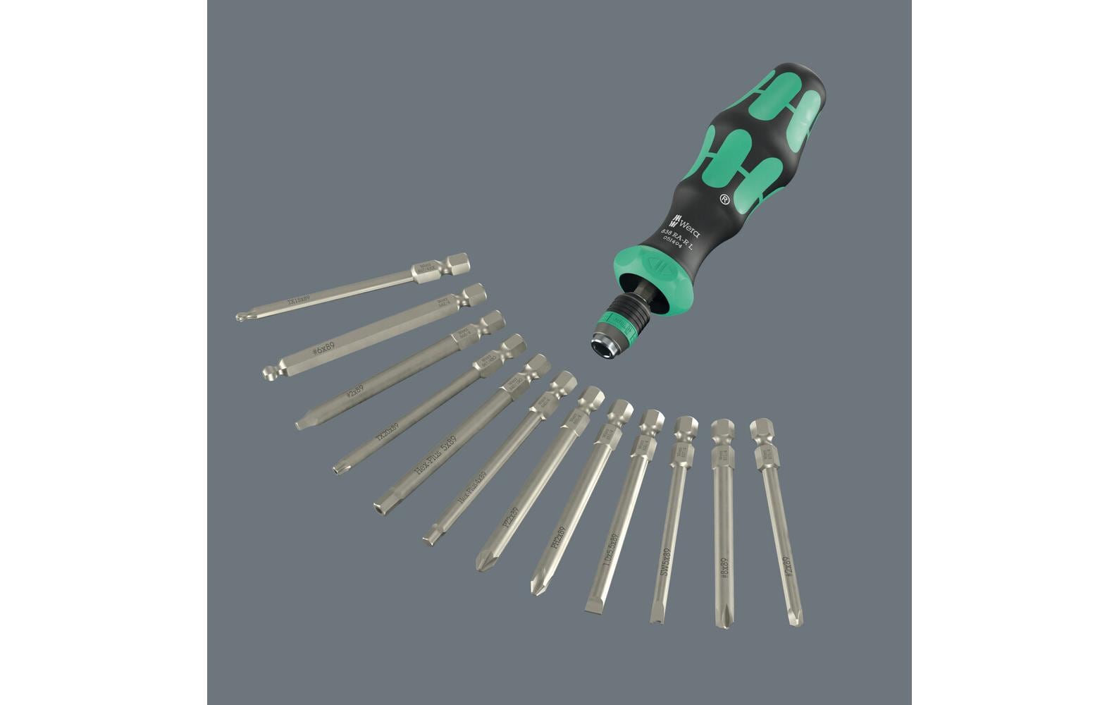 Wera Bits-Handhalter mit Ratschenfunktion, 1/4, 1/4 x 140 mm