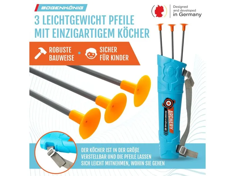 Bogenkönig Bogenschiess-Set 7-teilig Bogenkönig Bogenschiess-Set 7-teilig
