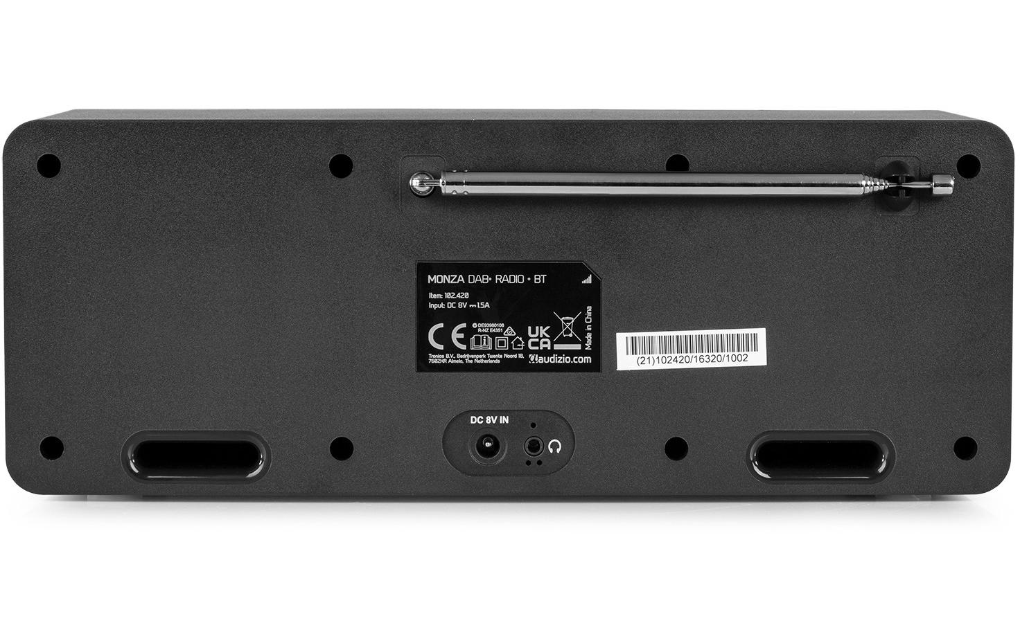 Audizio DAB+ Radio Monza Schwarz