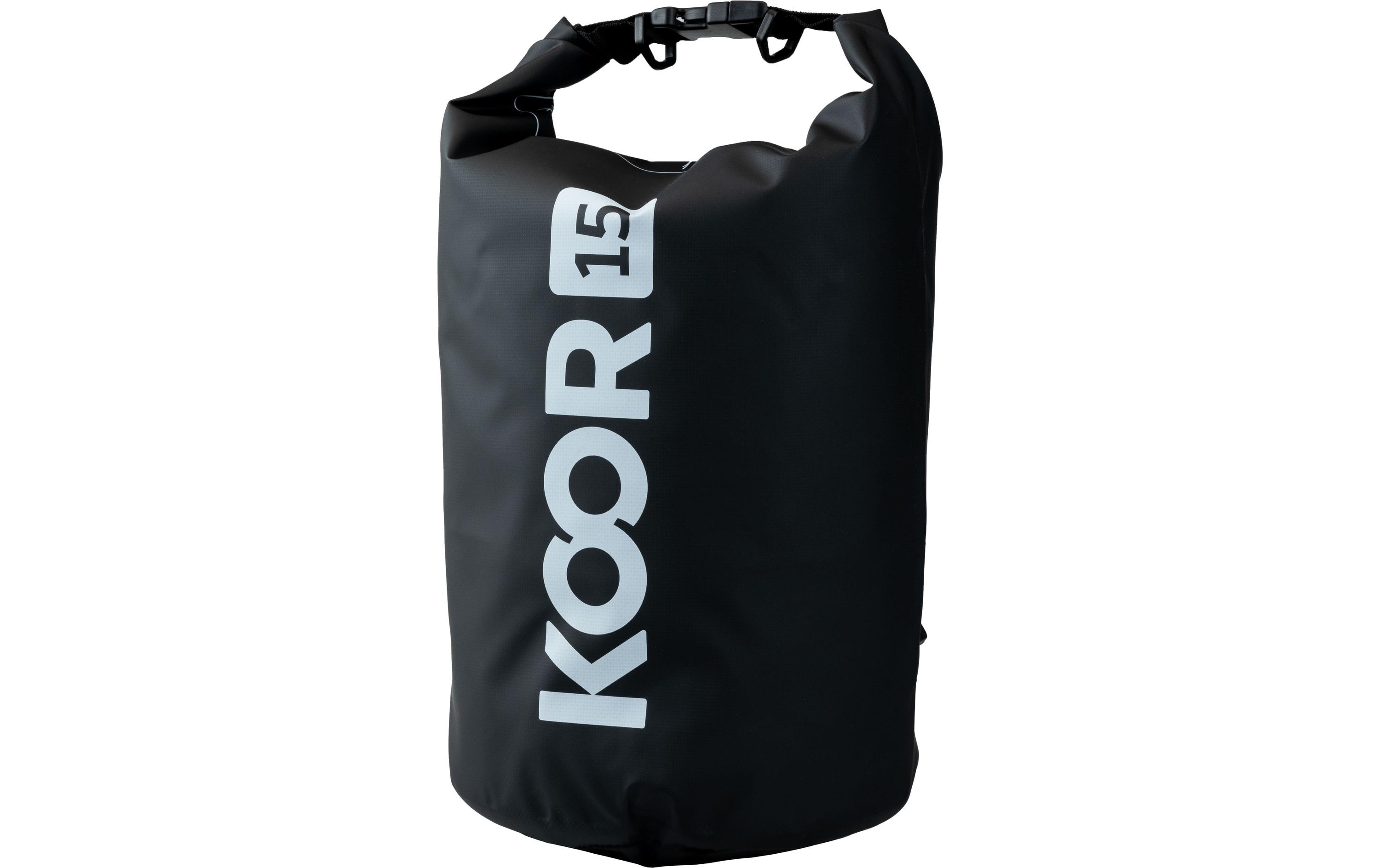 KOOR Dry Bag Zaaino Schwarz 15 l KOOR Dry Bag Zaaino Schwarz 15 l