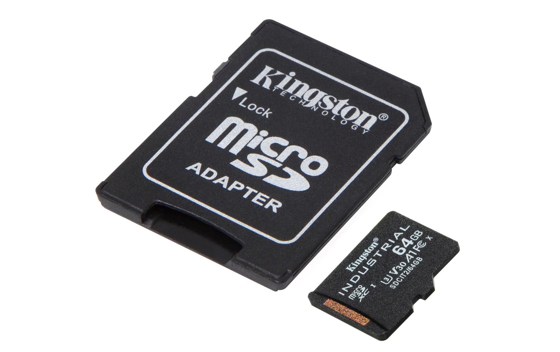 Kingston microSDHC-Karte Industrial UHS-I 64 GB