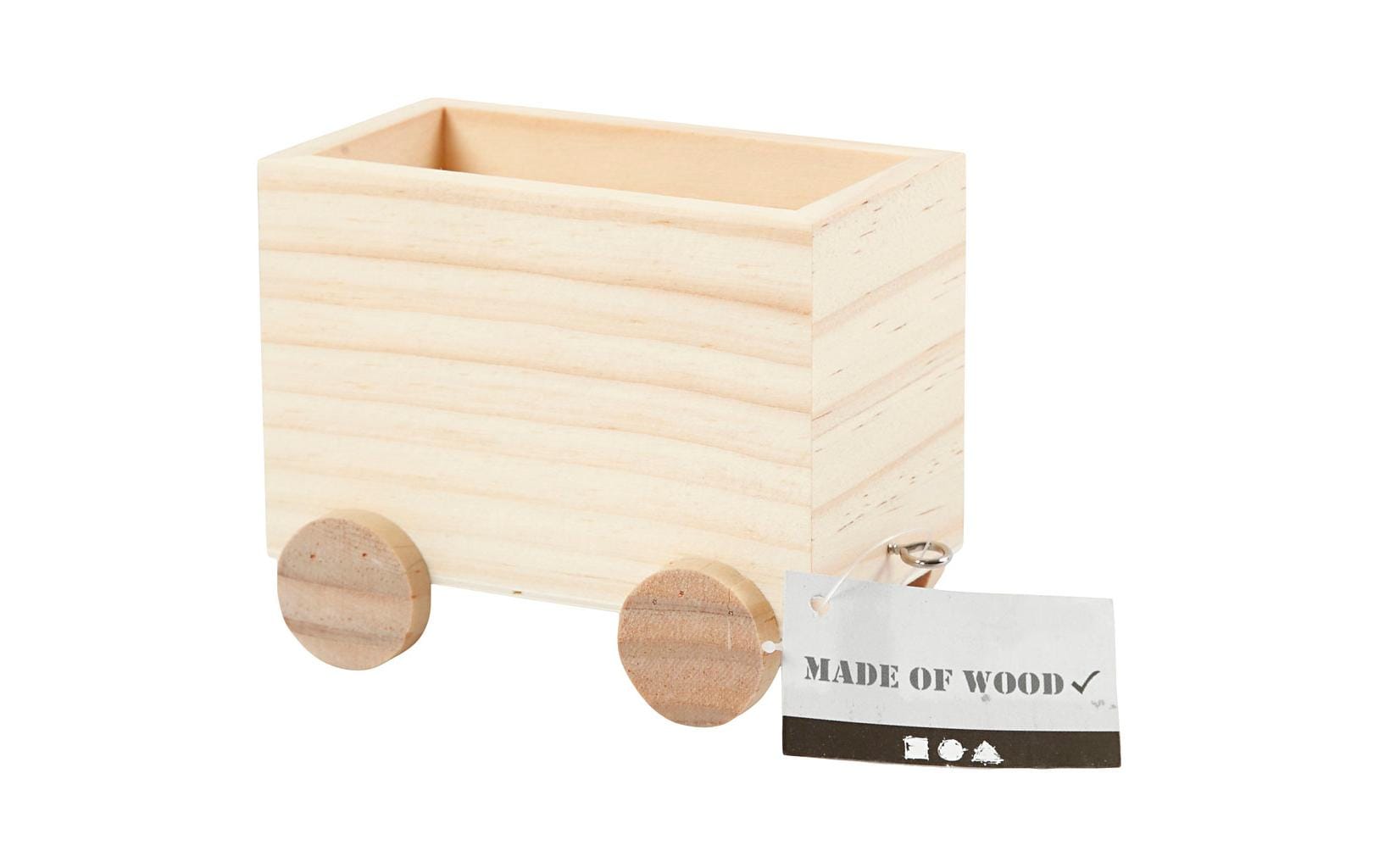 Creativ Company Holzartikel Anhänger für Holzzug 1 Stück