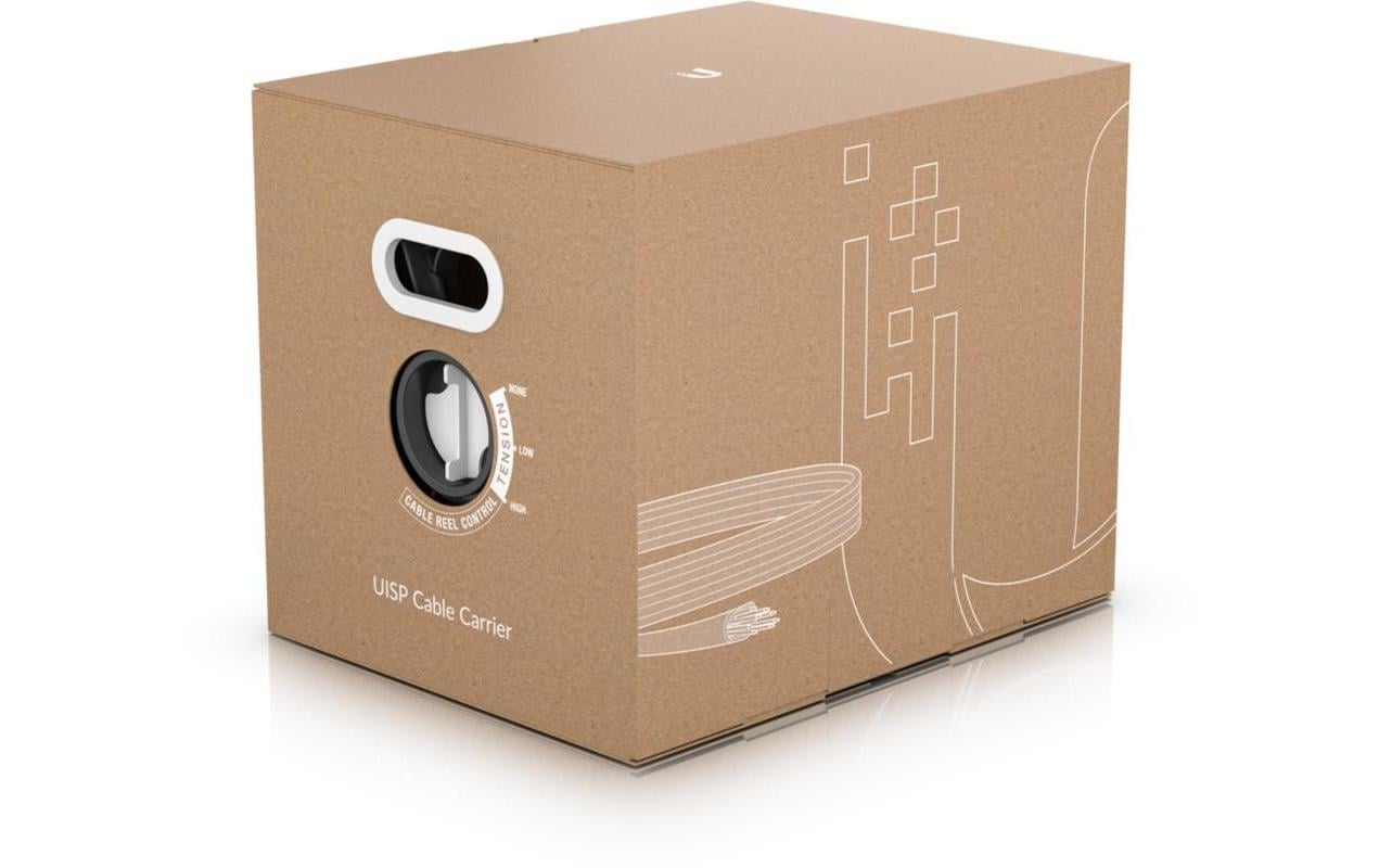 Ubiquiti Verlegekabel UISP-CABLE-CARRIER Cat 5e, FTP, 305 m, Schwarz