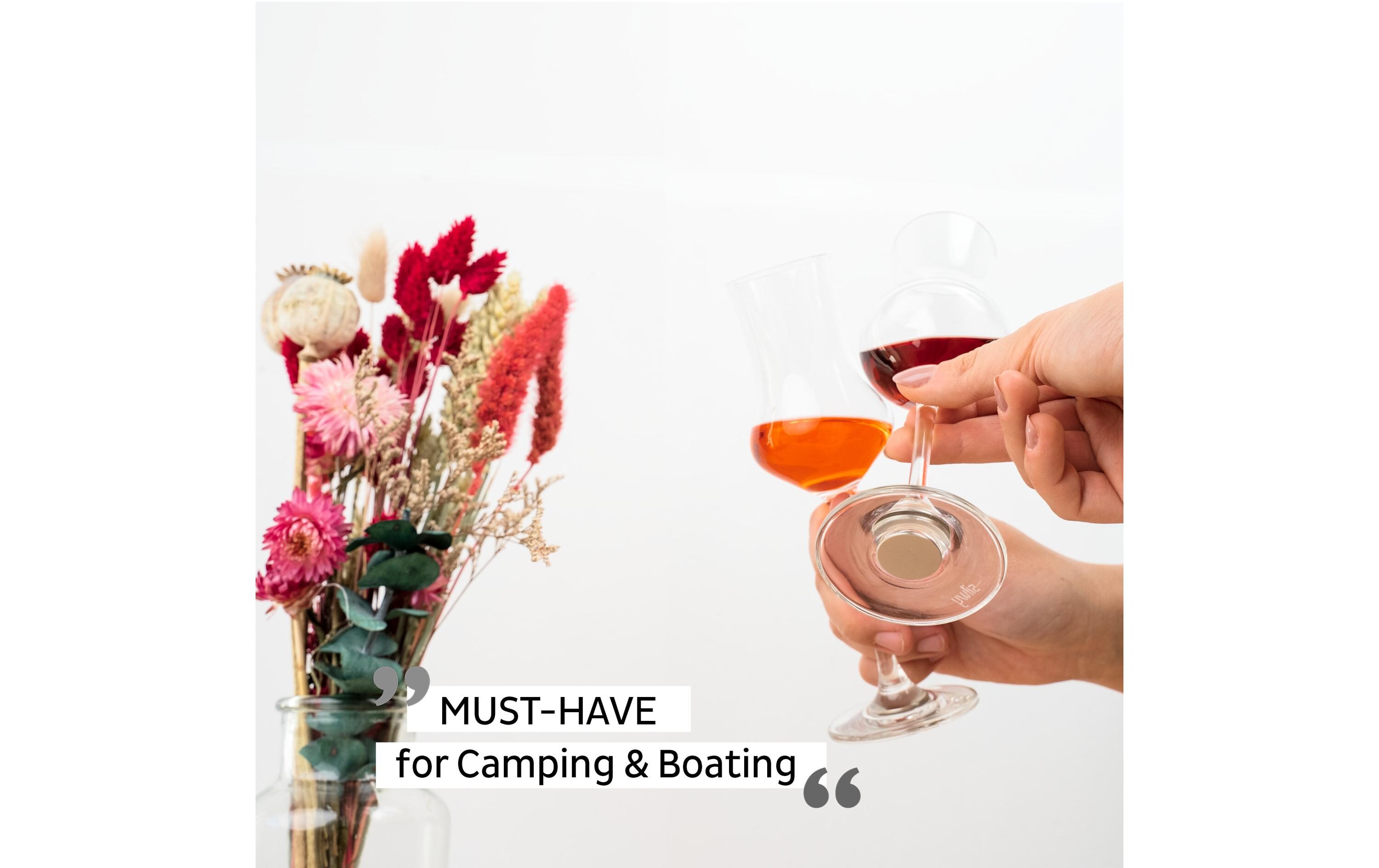 Silwy Magnet-Kristallgläser Likör