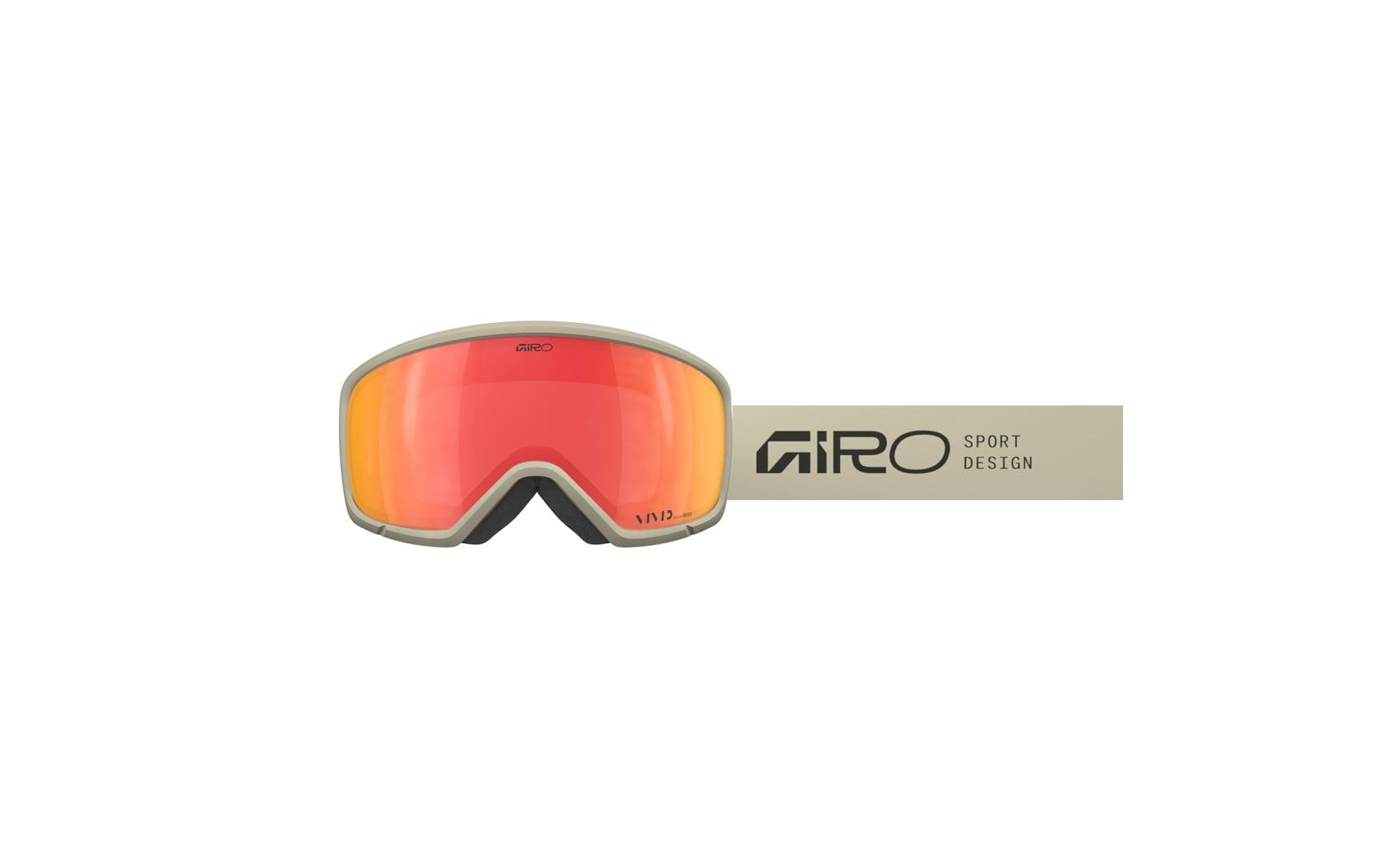 Giro Skibrille Ringo Vivid Goggle Rot, Beige