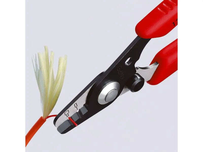 Knipex Abisolierzange für Glasfaserkabel 130 mm, Ø 0.125 / 0.25 mm Knipex Abisolierzange für Glasfaserkabel 130 mm, Ø 0.125 / 0.25 mm
