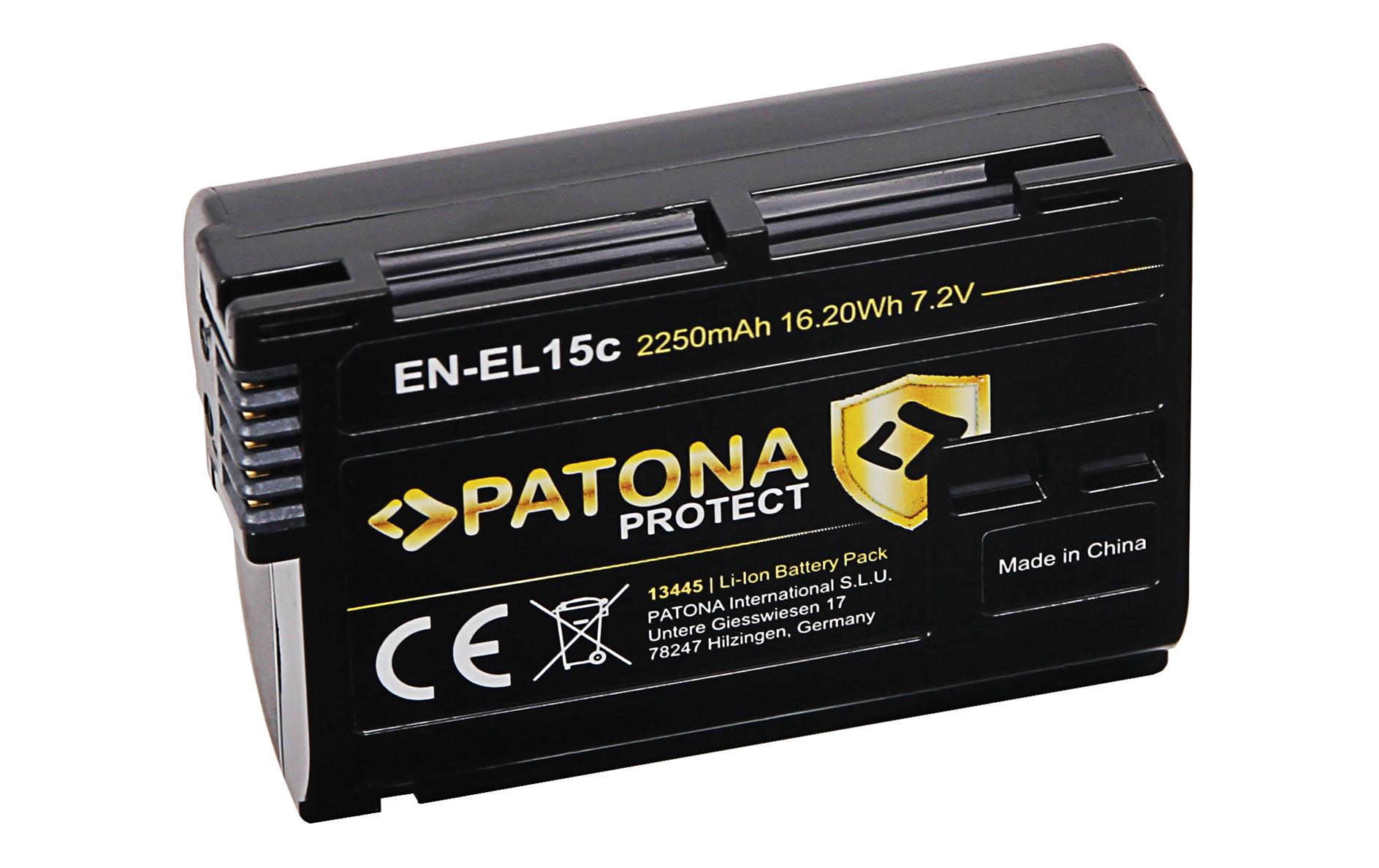 Patona PROTECT Akku für Nikon Z5, Z6, Z6II, Z7 und Z8D500