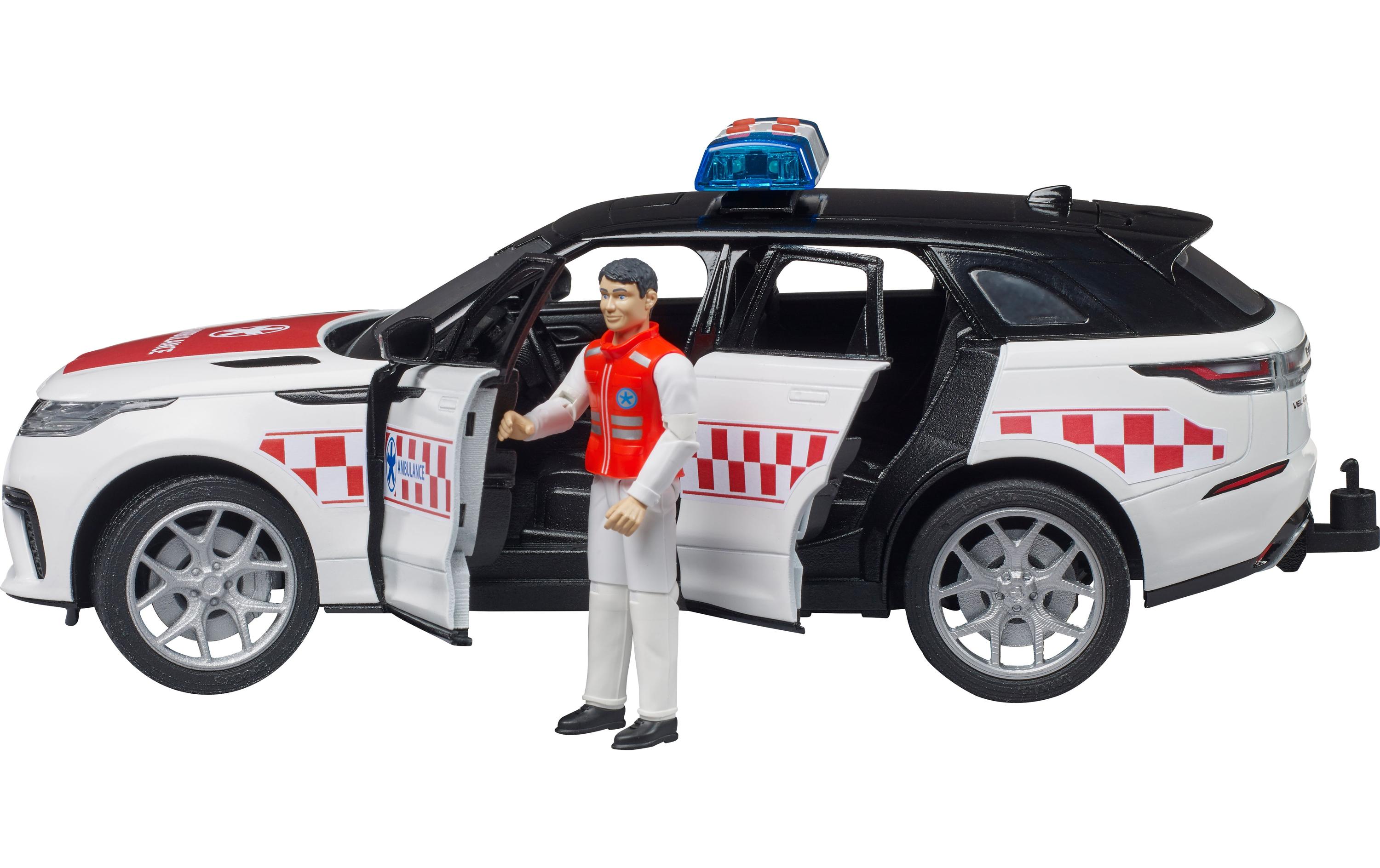 Bruder Spielwaren Range Rover Velar Notarztfahrzeug