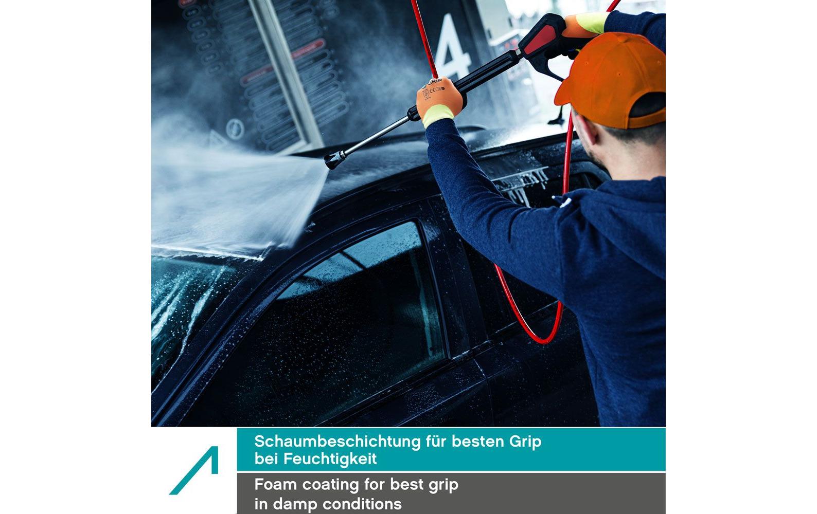 ACE Arbeitshandschuh HydroGrip 2 Paar 11 Grösse: XXL, Orange