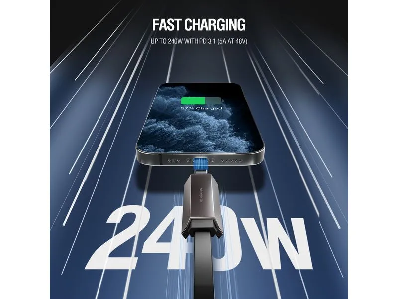 4smarts USB4-Kabel Enterprise Storage 240 W USB C - USB C 0.14 m 4smarts USB4-Kabel Enterprise Storage 240 W USB C - USB C 0.14 m