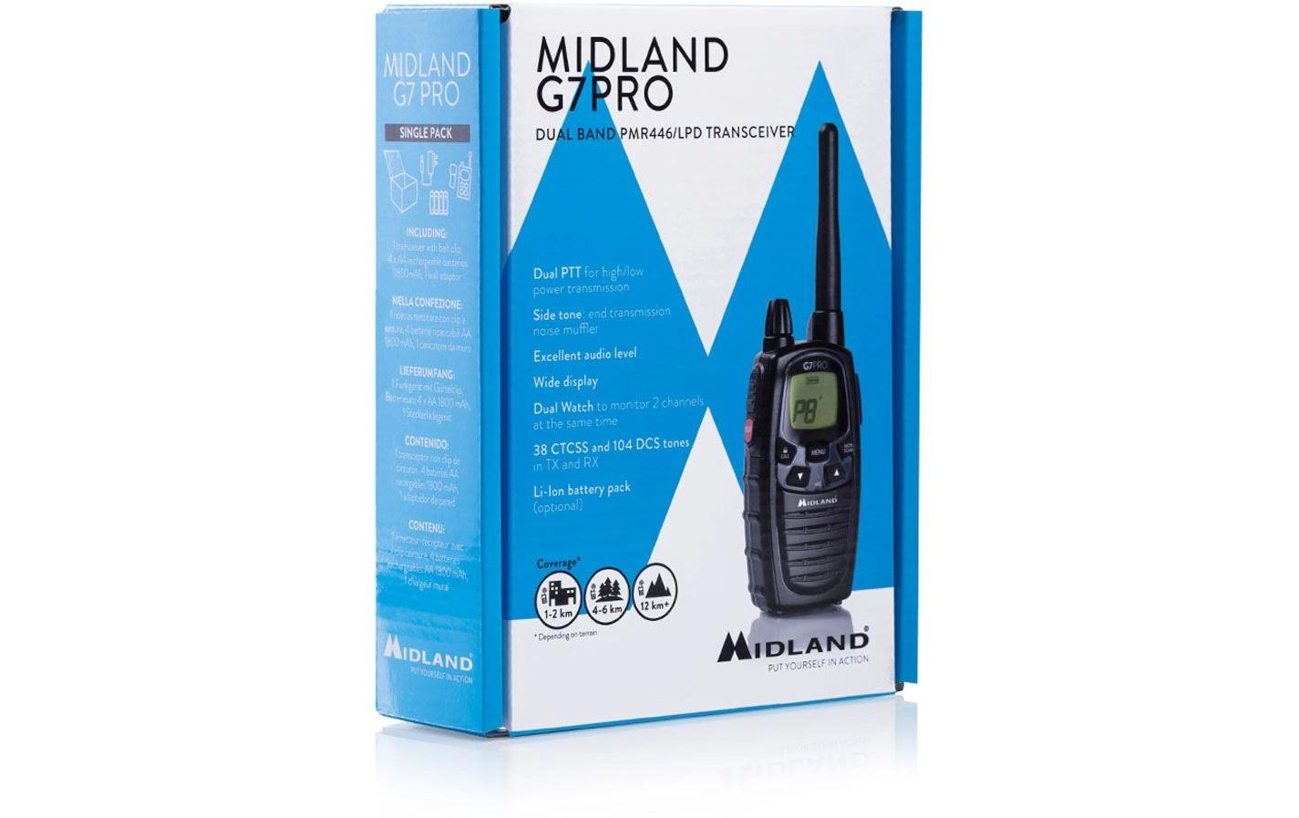 Midland G7 Pro Single Handfunkgerät