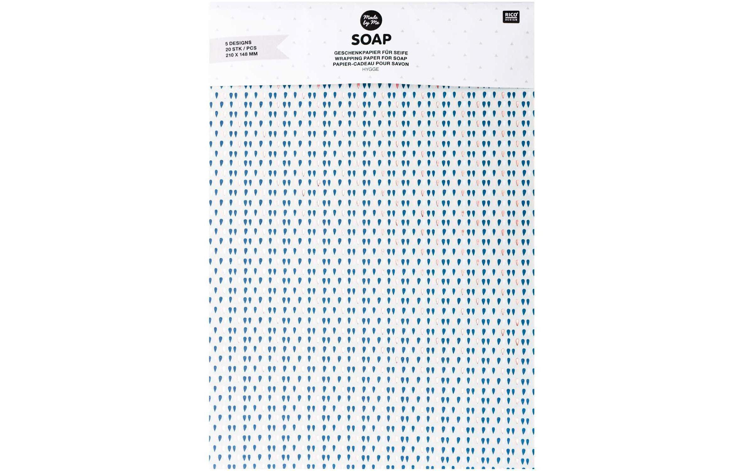 Rico Design Seifenverpackung Hygge Geschenkpapier, 20 Blatt