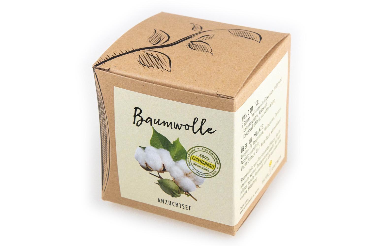 Naturkraftwerk Anzuchtset Saatgut der Topfbaumwolle