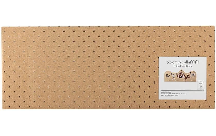 Bloomingville Garderobe Miou 42 x 16 x 6 cm, Braun, MDF