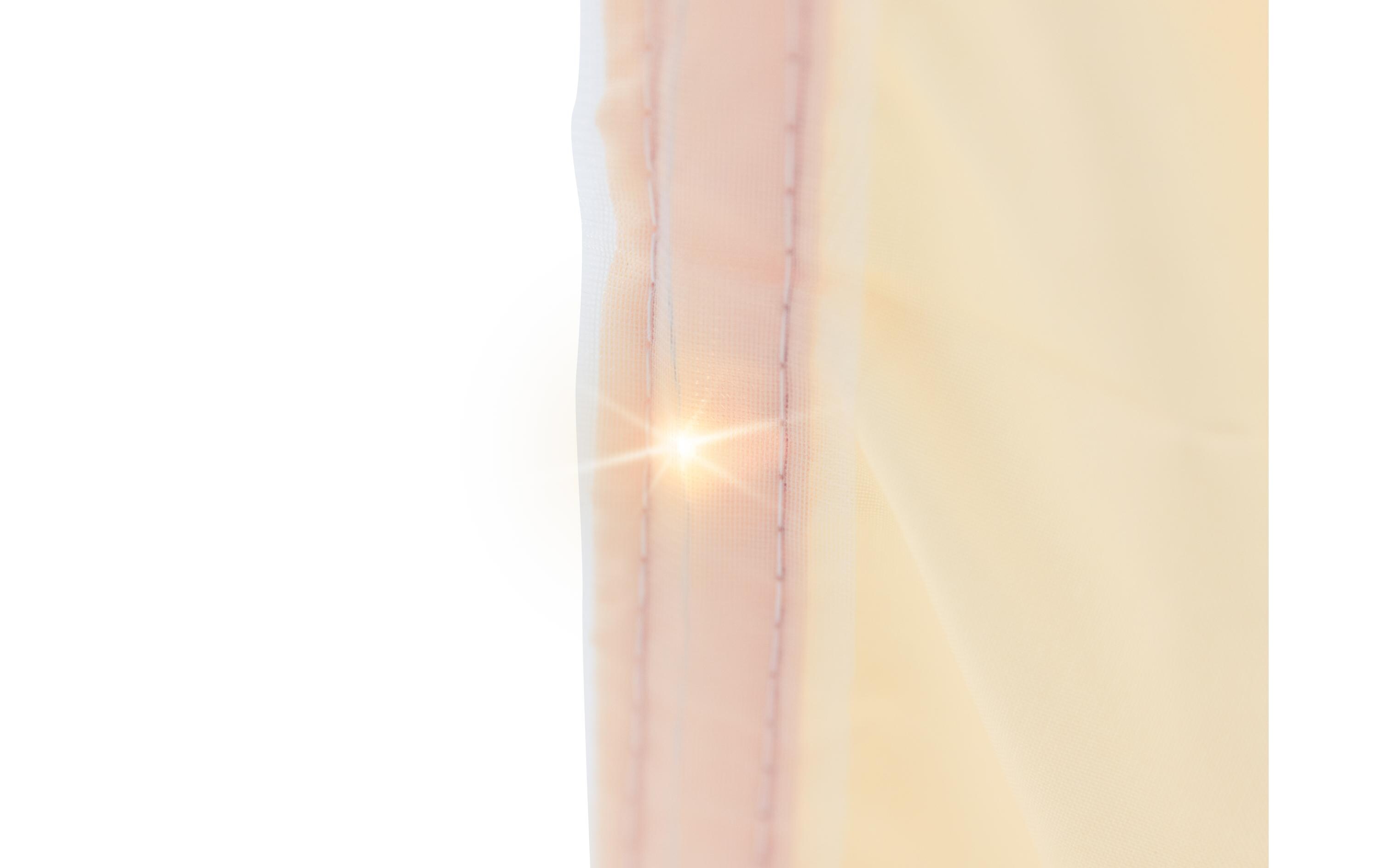 COCON Sonnensegel LED Solar, 360 cm, Dreieck, Beige