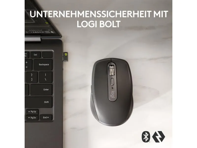 Logitech Mobile Maus MX Anywhere 3s for Business Graphite Logitech Mobile Maus MX Anywhere 3s for Business Graphite