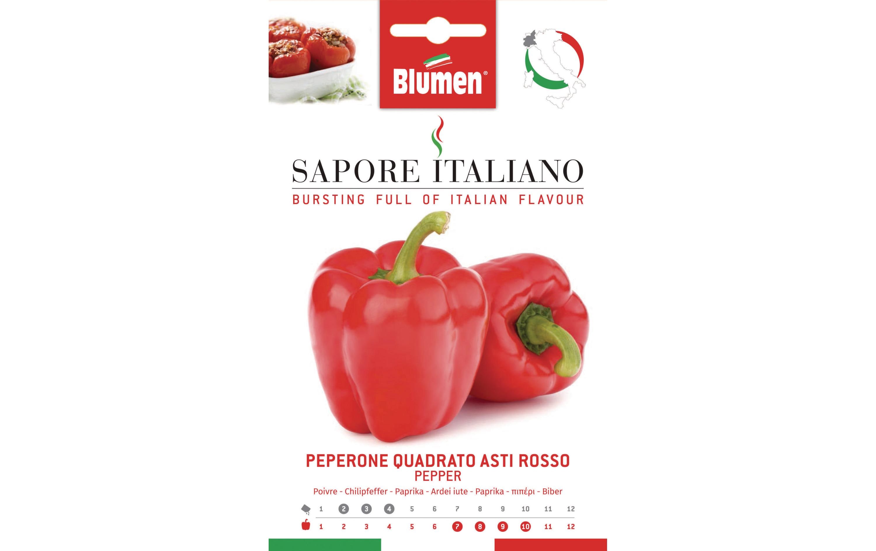 Blumen Samen Paprika Quadrato Asti Rosso Blumen Samen Paprika Quadrato Asti Rosso