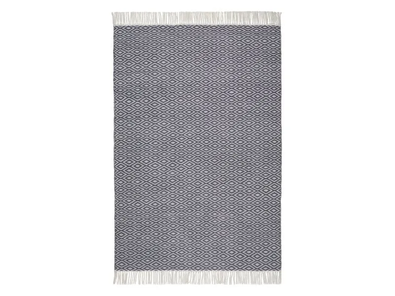 Urbanara Teppich Barota 90 x 130 cm, Blaugrau