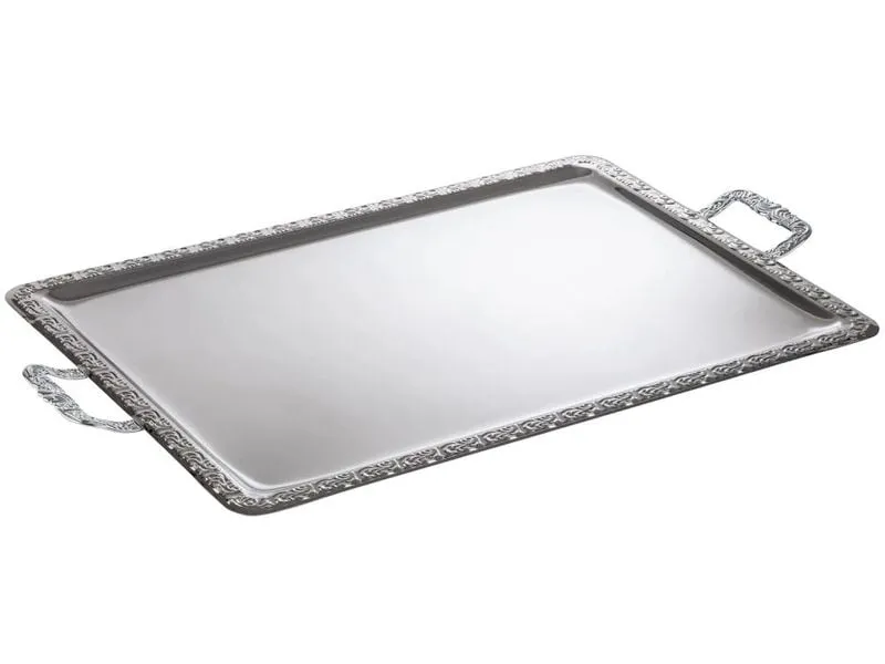 APS Servierplatte Tablett Schöner Essen mit Griff 75 x 44.5 cm