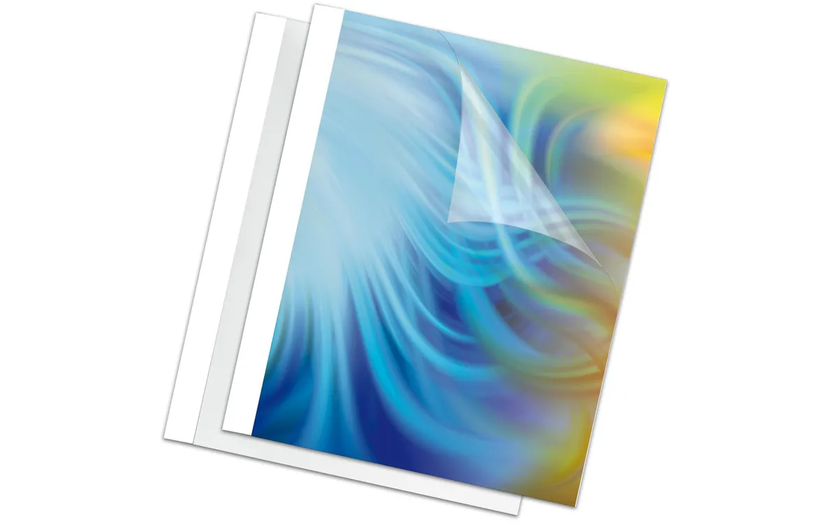 Fellowes Einbanddeckel Prestige für 9-32 Blatt, 100 Stück, Weiss Fellowes Einbanddeckel Prestige für 9-32 Blatt, 100 Stück, Weiss